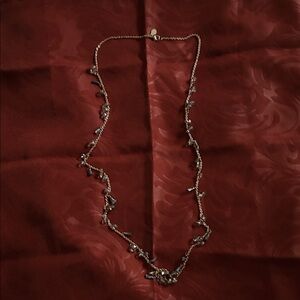 LOFT Gold Necklace with Silver Details